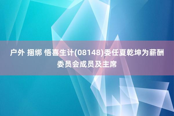 户外 捆绑 悟喜生计(08148)委任夏乾坤为薪酬委员会成员及主席