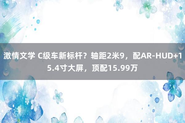 激情文学 C级车新标杆？轴距2米9，配AR-HUD+15.4寸大屏，顶配15.99万