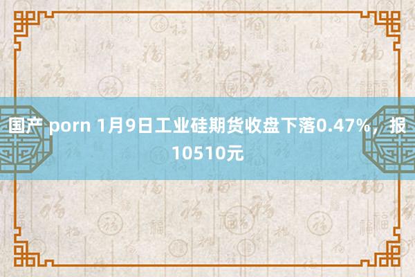 国产 porn 1月9日工业硅期货收盘下落0.47%，报10510元