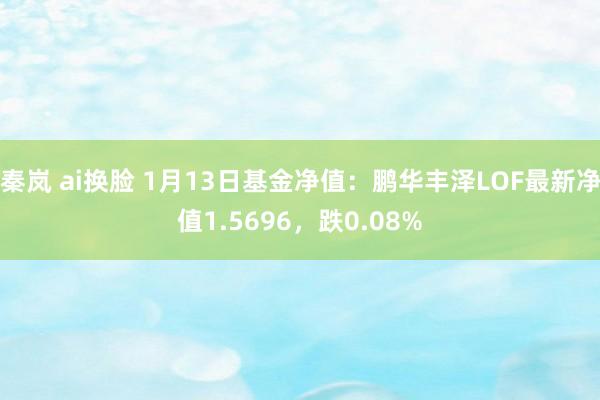 秦岚 ai换脸 1月13日基金净值：鹏华丰泽LOF最新净值1.5696，跌0.08%