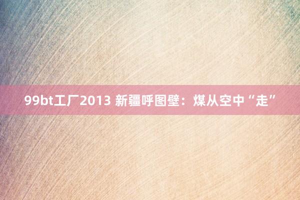 99bt工厂2013 新疆呼图壁：煤从空中“走”